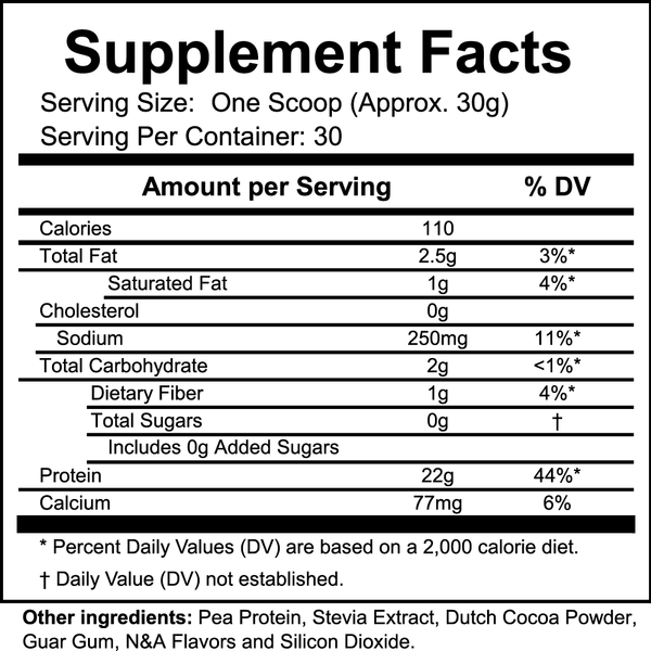 Vital Vegan Pea Protein (Chocolate)